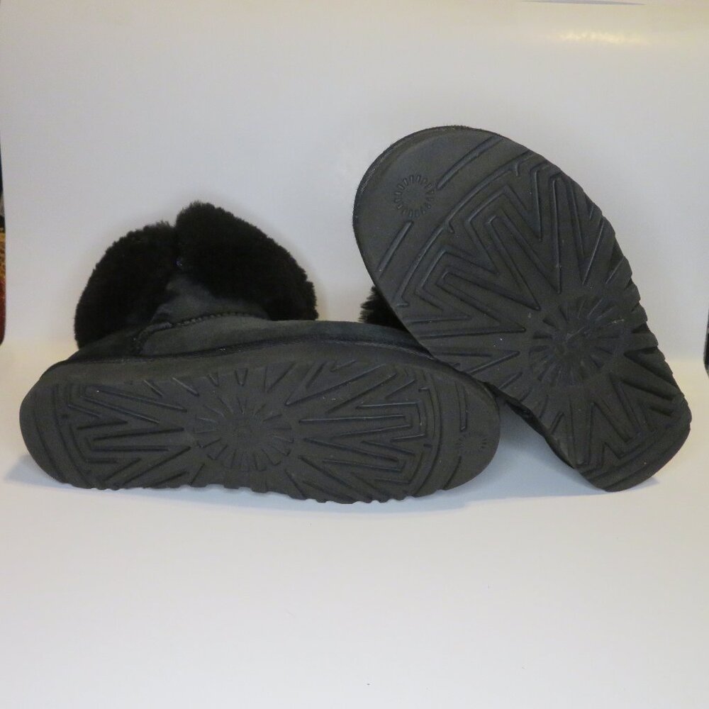 Ugg Women's Bailey Button Bling Boot Black Size 6 - image 8